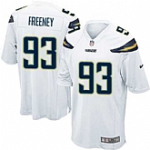 Nike Men & Women & Youth Chargers #93 Freeney White Team Color Game Jersey,baseball caps,new era cap wholesale,wholesale hats